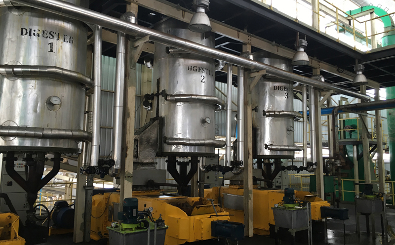 Usine de transformation d'huile de palme