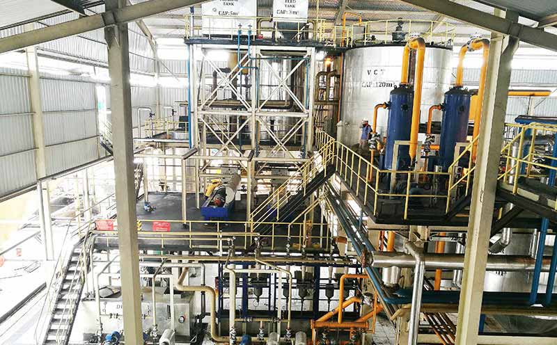 Ligne de production d'huile de palme