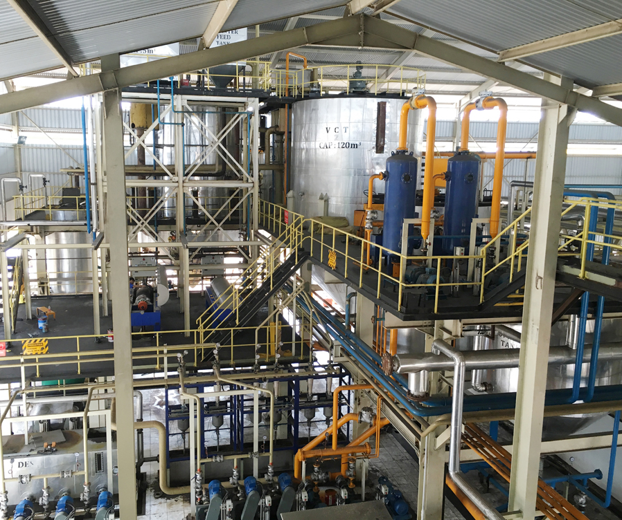 Ligne de production d'huile de palme