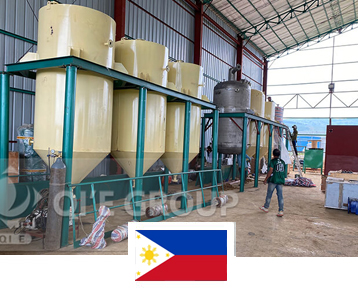 Transformation de l’huile de palme aux Philippines